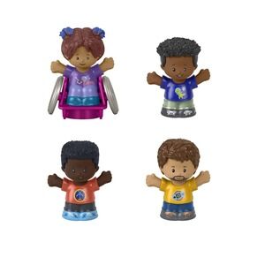 Fisher-Price Little People Figure Sets Friends w/ Space Dinosaur Shirts & Gamers